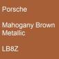 Preview: Porsche, Mahogany Brown Metallic, LB8Z.